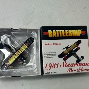 Battleship 1931‎ stearman bi-plane limited edition